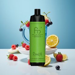 RandM Fumot Shisha 10000 Puffs LED 18ml Син Малинов Лимонада