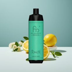 RandM Fumot Shisha 10000 Puffs LED 18ml Лимон Мента Еднократна Vape