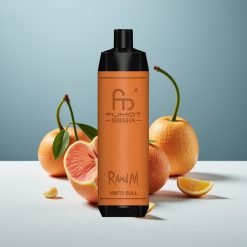 RandM Fumot Shisha 10000 Puffs LED 18ml Vimto Bull 0.5% Nic