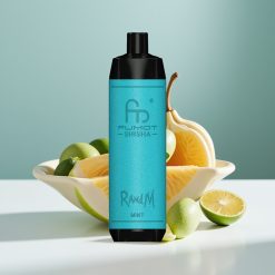 RandM Fumot Shisha 10000 Puffs Еднократна Vape Мента 18мл 0.5% Nicotine Type-C