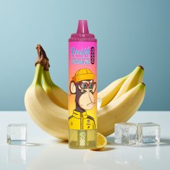 RandM Fumot Tornado 15000 Puffs 25ml 850mAh Mesh LCD Banana Ice