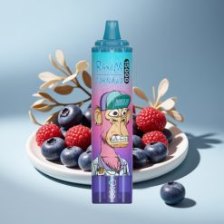 RandM Fumot Tornado 15000 Puffs 25ml 850mAh Type-C LCD Blueberry Raspberry