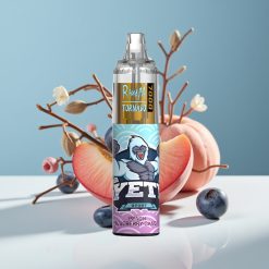 RandM Fumot Tornado 7000 Пуфове с праскова и боровинка 14ML Mesh Type-C RGB