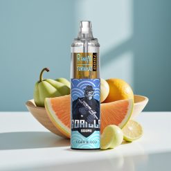 RandM Fumot Tornado 7000 Puffs 14ML Тигрова кръв RGB Light Air-Adjustable