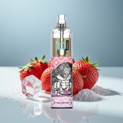 RandM Fumot Tornado 7000 Puffs 14ML Strawberry Ice Mesh Coil Air-Adjustable