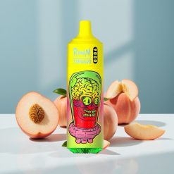 RandM Tornado 9000 Puffs 18 mL Мрежова Намотка Лятна Праскова Лед RGB Дисплей
