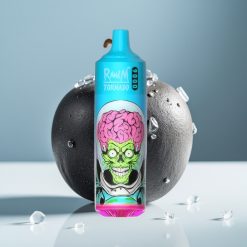 RandM Tornado 9000 Puffs 18mL Mesh Coil Черен Дракон Лед