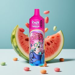 RandM Tornado 9000 Puffs 18mL Mesh Coil RGB Диня Skittles