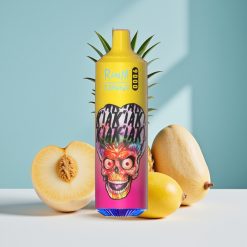 RandM Tornado 9000 Puffs 850 mAh Rechargeable 18 mL Mesh Coil RGB Display Праскова Манго Ананас