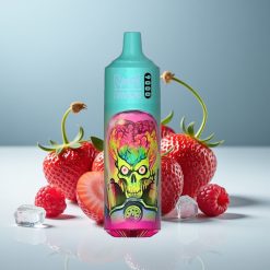 RandM Tornado 9000 Puffs 850mAh 18mL Mesh Coil RGB Ягоди Лед