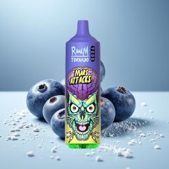 RandM Tornado 9000 Puffs 850mAh 18mL Mesh Coil RGB Display Боровинков лед