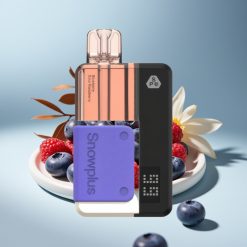 Snowplus Swift 15000 Puffs Pod Kit Дъвка с Малина и Синьо боровинково Dual Mesh 2+10ml