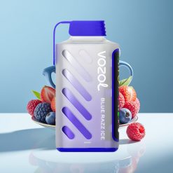 VOZOL Gear Power 20000 Puffs Dual Mesh Coil Full Screen Display Синьо Малинов Лед