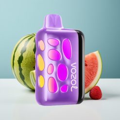 VOZOL RAVE 40000 Диспозейбъл Вейп с Ярък Глиящ Дизайн 270° и Вкус Диня Razz Rancher