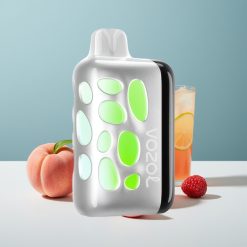 VOZOL RAVE 40000 Еднократна Vape Праскова Малина Лимонада 270° Vibrant Glow Beat-Synced Party Mode