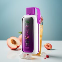 VOZOL Star 20000 Puffs Dual Mesh 650mAh HD Screen Праскова Лед