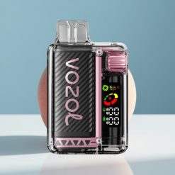 VOZOL Vista 20000 Puffs Презареждаща се Праскова Лед OLED екран S.i.L.C Tech Двойна мрежеста намотка