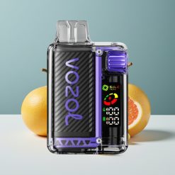 VOZOL Vista 20000 Puffs Еднократна Vape Elderflower Grapefruit Rechargeable 650mAh 2% OLED S.i.L.C Dual Mesh