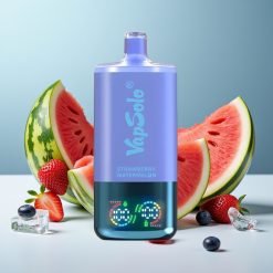 VapSolo Triple 30000 Puffs 40ml Ягоди Диня & Синьо Боровинков Мраз
