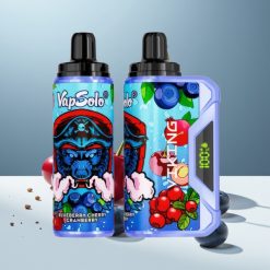 VapSolo VIKING 12000 Puffs 22ml Type-C Led Display Боровинка Череша Боровинка