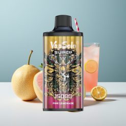 Vapsolo Super 15000 Puffs 40ml Розов лимонада 850mAh Type-C