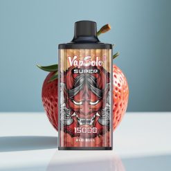 Vapsolo Super 15000 Puffs 40ml 850mah Mesh Type-C Червен Бик