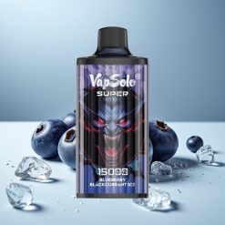 Vapsolo Super 15000 Puffs 40ml Blueberry Blackcurrant Ice 850mah Type-C