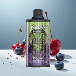 Vapsolo Super 15000 Puffs 40ml Blueberry Cherry Cranberry 850mAh Type-C
