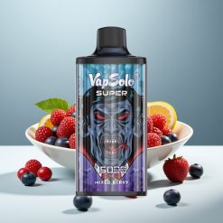 Vapsolo Super 15000 Puffs 40ml Mixed Berries 850mah Type-C
