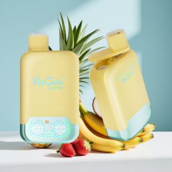 Vapsolo Twins 20000 Puffs 40ml Двойна Екстракция Ананас Кокос & Ягода Банан Type-C