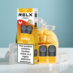 RELX Pod Pro 2 600 пуфа Никотин 1.8% Манго Айс 1.9ml 3 режима