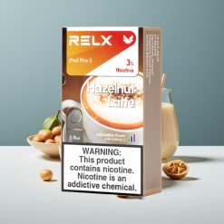 RELX Pod Pro 2 600 пуфове 3% никотин 1.9мл лешников лате