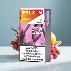 RELX Pod Pro 2 600 пуфа 3% никотин 1.9ml Тропически грозде