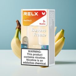 RELX Pod Pro 2 600 пуфове 3% никотин 1.9ml Банан лед