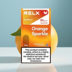 RELX Pod Pro 2 600 пуфове 5% никотин 1.9ml Оранжев искрящ