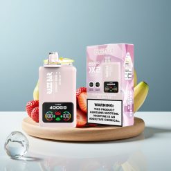 Razz Bar 40000 Puffs Power Screen Display 1.0Ω×2 Mesh Coil Ягода Банан & Red Bull Ice