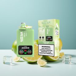Razz Bar 40000 Puffs Еднократна Vape ЛИМОН ЛАЙМ & LUSH ICE с Дисплей и Type-C