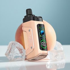 Razz Bar 45000 Puffs Adjustable Airflow Rechargeable Сочен Прасковов Лед
