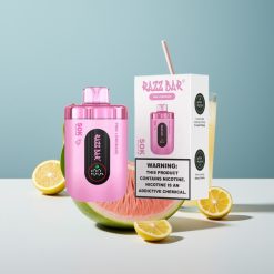 Razz Bar 50K Puffs Еднократна Vape Розов лимонад 1.0 Ohm Mesh 650mAh Type-C