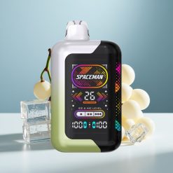 SMOK SPACEMAN SP40000 Zero Nicotine Еднократна Вейп Бял Грозд Лед 20ml 1000mAh