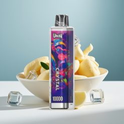 UWIN Crystal 10000 Puffs 18ml Vanilla Ice RGB 0.8 Ohm Mesh Type-C
