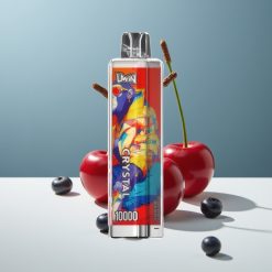 UWIN Crystal 10000 Puffs RGB 18ml Type-C Череша-Боровинка