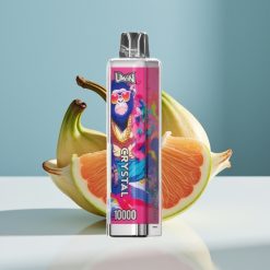 UWIN Crystal 10000 Puffs Еднократна Vape Убийца на Дами с RGB светлини, 18ml, Type-C