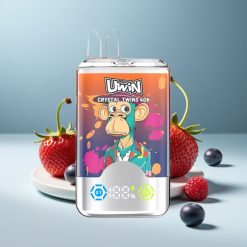 UWIN Crystal Twins 40000 Puffs 32ml Две вкуса Ягоди Череша Мр. Син 5% 0.6 Ohm