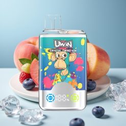 UWIN Crystal Twins 40000 Puffs Две Вкуса Боровинка Лед и Праскова Лед 32ml 850mAh