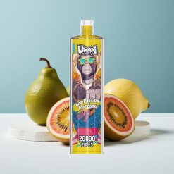 Uwin Shisha Hookah Crystal 20000 Puffs 22ml Mesh Coil Type-C Киви Пъшофрукт Гуава