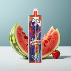 Uwin Shisha Hookah Crystal 20000 Puffs 22ml Strawberry Watermelon Mesh Coil Type-C