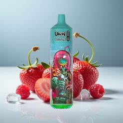 Uwin Tornado 35K Music Еднократна Vape Strawberry Raspberry Cherry Ice